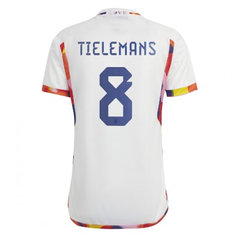 Pánský Fotbalový dres Belgie Youri Tielemans #8 MS 2022 Venkovní Krátký Rukáv